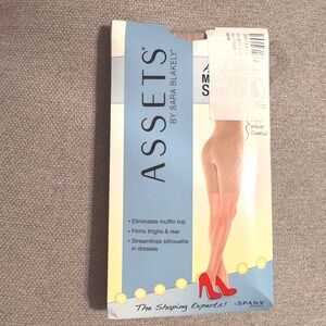 Spanx Assets by Sara Blakely Hi-Waist Mid-Thigh Shaper Waist Control 5 Nude‎